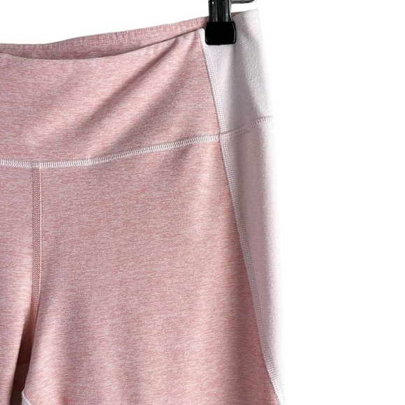 Outdoor Voices 3/4 Warmup Leggings in two-tone pink, Size Medium - Picture 6 of 11